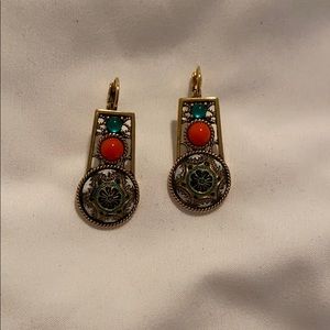 Vintage Mosaic Earrings